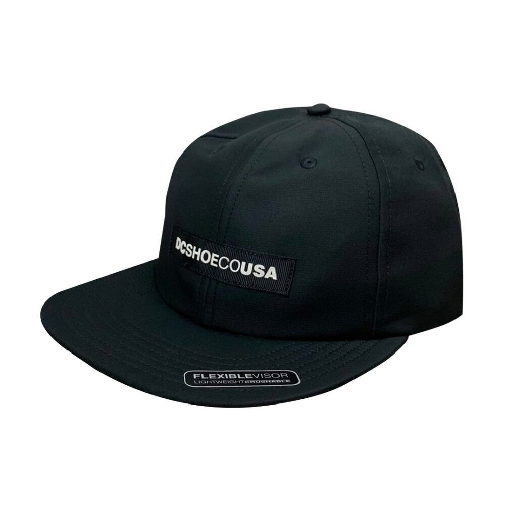 DC Hat Flexi Visor Black White New With tags